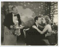 5d540 LAUGHING SINNERS deluxe 7.5x9.5 still '31 Joan Crawford w/Neil Hamilton glares at waiter!