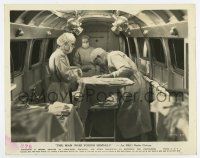 5d582 MAN WHO FOUND HIMSELF 8x10.25 still '37 cool image of doctor operating on a flying hospital!