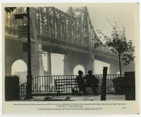 5d585 MANHATTAN 8.25x10 still '79 classic image of Woody Allen & Diane Keaton by Queensboro bridge!