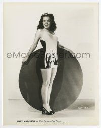 5d607 MARY ANDERSON 8x10.25 still '40s wearing sexy swimsuit in high heels showing her legs!