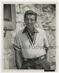 5d629 MICHAEL RENNIE 8.25x10 still '52 great casual portrait at home when he was in Les Miserables