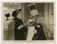 5d657 MY LITTLE CHICKADEE 8x10 still '40 sheriff W.C. Fields shows badge to Salvation Army lady!