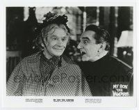 5d663 MY SON THE VAMPIRE 8x10.25 still '63 Bela Lugosi with Arthur Lucan dressed as old lady!