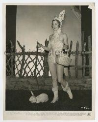 5d676 NELL O'DAY 8x10.25 still '40 in sexy skimpy Easter Bunny outfit with rabbit & basket!