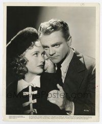 5d769 ROARING TWENTIES 8.25x10 still '39 great romantic c/u of James Cagney & Priscilla Lane!