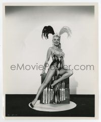 5d902 THREE FOR THE SHOW 8.25x10 still '54 favorite pin-up queen Betty Grable in showgirl outfit!