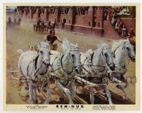 5d001 BEN-HUR color English FOH LC '60 classic image of Charlton Heston in the chariot race!