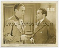 5d065 AMAZING DR. CLITTERHOUSE 8.25x10 still '38 c/u of Edward G. Robinson & Humphrey Bogart!