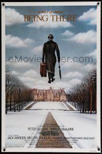 5f097 BEING THERE int'l 1sh '80 Peter Sellers, Shirley MacLaine, directed by Hal Ashby!