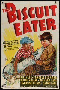 5f113 BISCUIT EATER 1sh '40 art of Billy Lee & African American Cordell Hickman with cute dog!