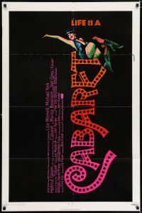 5f152 CABARET 1sh '72 singing & dancing Liza Minnelli in Nazi Germany, Joel Grey!