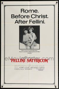 5f276 FELLINI SATYRICON int'l 1sh '70 Federico's Italian cult classic, Rome before Christ!