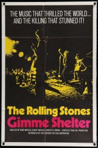 5f336 GIMME SHELTER int'l 1sh '71 Rolling Stones out of control rock & roll concert!