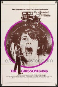 5f372 GRISSOM GANG style A int'l 1sh '71 Robert Aldrich, Kim Darby is kidnapped by psychotic killer