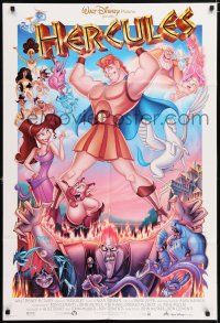5f392 HERCULES DS 1sh '97 Walt Disney Ancient Greece fantasy cartoon!