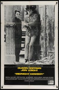 5f575 MIDNIGHT COWBOY int'l 1sh '69 Dustin Hoffman, Jon Voight, John Schlesinger classic!