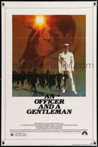 5f637 OFFICER & A GENTLEMAN 1sh '82 Richard Gere & Debra Winger in love & in the U.S. Navy!
