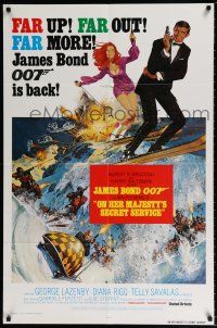 5f644 ON HER MAJESTY'S SECRET SERVICE 1sh R80 George Lazenby's only appearance as James Bond