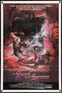 5f833 SWORD & THE SORCERER style B 1sh '82 magic, dungeons, dragons, cool art by Peter Andrew J.!