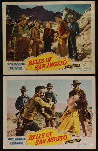 5g888 BELLS OF SAN ANGELO 2 LCs '47 Roy Rogers & Dale Evans in Texas, Andy Devine!
