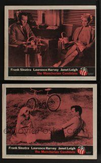 5g952 MANCHURIAN CANDIDATE 2 LCs '62 Frank Sinatra, Harvey, Leigh, directed by John Frankenheimer!