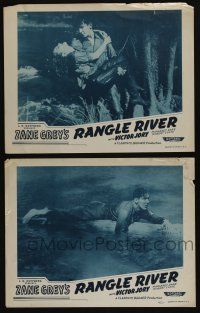 5g968 RANGLE RIVER 2 LCs '39 from Zane Grey's novel, Victor Jory, Margaret Dare!
