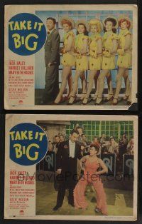 5g981 TAKE IT BIG 2 LCs '44 great images of Jack Haley & Ozzie Nelson, sexy dancers!