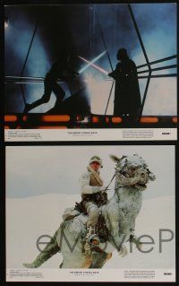 5g179 EMPIRE STRIKES BACK 8 color 11x13.75 stills '80 George Lucas sci-fi classic, images of cast!
