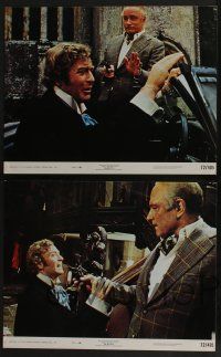 5g709 SLEUTH 5 color 11x14 stills '72 wacky images of Laurence Olivier & Michael Caine!
