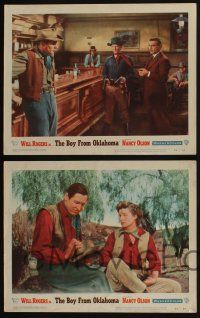 5g097 BOY FROM OKLAHOMA 8 LCs '54 Will Rogers Jr, & Nancy Olson, directed by Michael Curtiz!