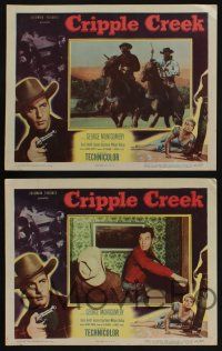 5g140 CRIPPLE CREEK 8 LCs '52 George Montgomery, Karin Booth, western action!