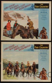 5g739 FAR COUNTRY 4 LCs R62 James Stewart, Ruth Roman, directed by Anthony Mann!
