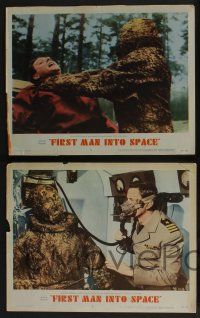 5g639 FIRST MAN INTO SPACE 6 LCs '59 great images of test pilot mutated into gruesome monster +more