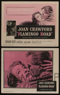 5g195 FLAMINGO ROAD 8 LCs '49 Joan Crawford's sequel to Mildred Pierce directed by Michael Curtiz!