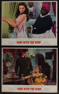 5g835 GONE WITH THE WIND 3 LCs R68 Clark Gable, Vivien Leigh, burning Atlanta, all time classic!