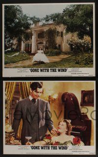 5g740 GONE WITH THE WIND 4 LCs R80 Vivien Leigh, Leslie Howard, burning Atlanta, Civil War classic!