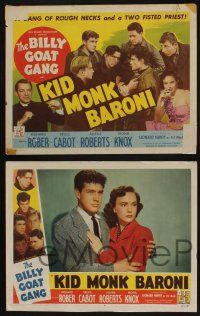 5g300 KID MONK BARONI 8 LCs '52 Bruce Cabot, Jack Larson & Leonard Nimoy in first movie!