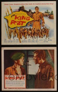 5g302 KING RAT 8 LCs '65 George Segal & Tom Courtenay, James Clavell, World War II POWs!