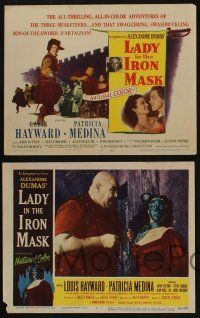 5g311 LADY IN THE IRON MASK 8 LCs '52 Louis Hayward, Patricia Medina, Three Musketeers!