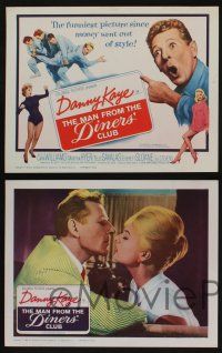 5g346 MAN FROM THE DINERS' CLUB 8 LCs '63 wacky images of Danny Kaye, Martha Hyer, George Kennedy!
