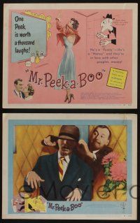 5g366 MR PEEK-A-BOO 8 LCs '51 Le Passe-muraille, Jean Boyer directed, Joan Greenwood!