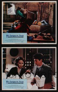 5g372 MY FAVORITE YEAR 8 LCs '82 cool images of Peter O'Toole & Mark Linn-Baker, Jessica Harper!