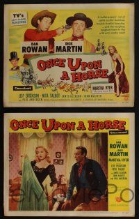 5g401 ONCE UPON A HORSE 8 LCs '58 Rowan & Martin, TV's laff-famed funsters, sexy Martha Hyer!