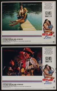 5g406 OUTLAW BLUES 8 LCs '77 cool images of Peter Fonda & sexy Susan Saint James!