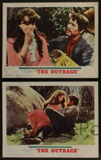 5g701 OUTRAGE 5 LCs '64 Paul Newman, Laurence Harvey, Bloom, Edward G. Robinson, William Shatner!