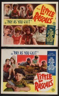 5g858 PAY AS YOU EXIT 3 LCs R50 Spanky McFarland, Alfalfa Switzer, Little Rascals, Our Gang!