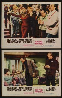 5g781 PINK PANTHER 4 LCs '64 Peter Sellers, David Niven, Capucine, Blake Edwards directed!