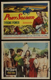 5g420 PONY SOLDIER 8 LCs '52 Royal Canadian Mountie Tyrone Power, Penny Edwards, Thomas Gomez!