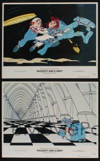 5g434 RAGGEDY ANN & ANDY 8 LCs '77 A Musical Adventure, cute cartoon images!