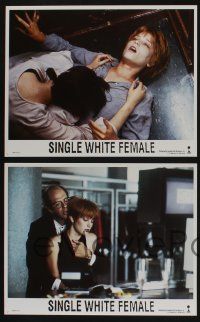 5g480 SINGLE WHITE FEMALE 8 LCs '92 Bridget Fonda, Jennifer Jason-Leigh, Barbet Schroeder